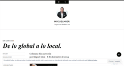 Desktop Screenshot of miguelmier.com